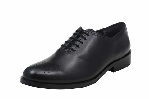 Blue Harpers Black Office Genuine Leather Formal Shoes