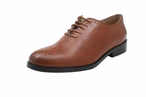 Blue Harpers Tan Office Genuine Leather Formal Shoes