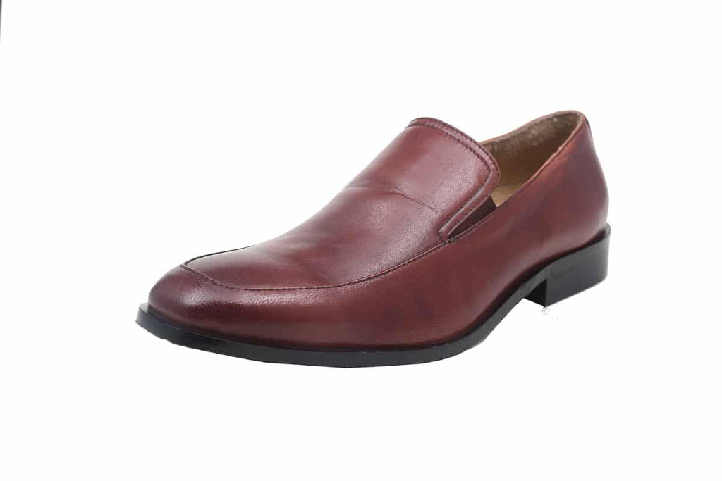 Blue Harpers Maroon Slip On Genuine Leather Formal Shoes